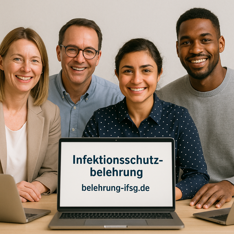 Team Schulung nach ifsg - Gesundheitszeugnis für Unternehmen